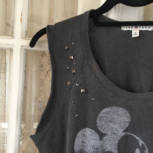 HOST PICK! Junk Food Women’s Mickey Mouse Muscle Tee – Size Small - Picture 2 of 10